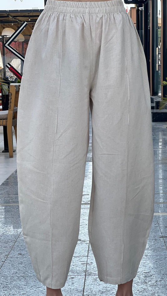 Beige Balloon pants