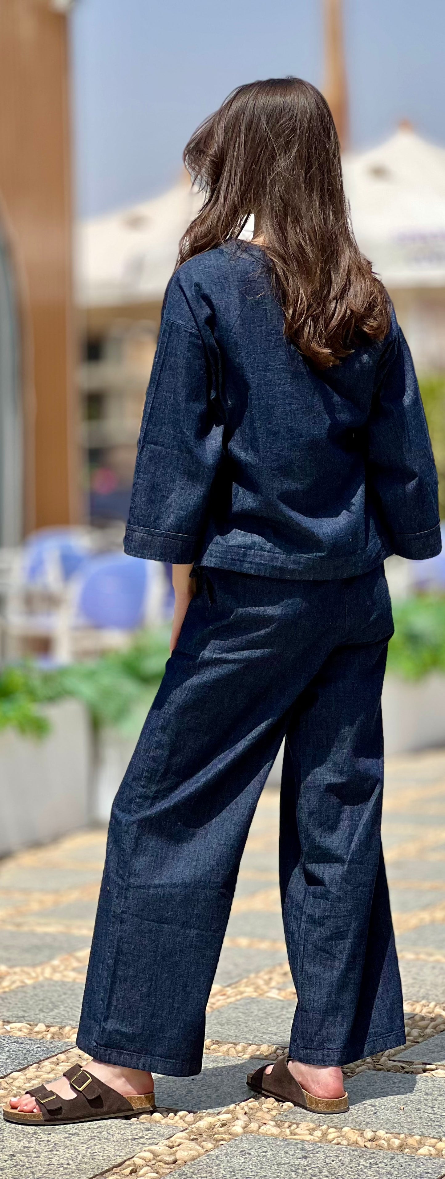 Wrap Denim Set