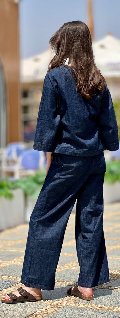 Wrap Denim Set