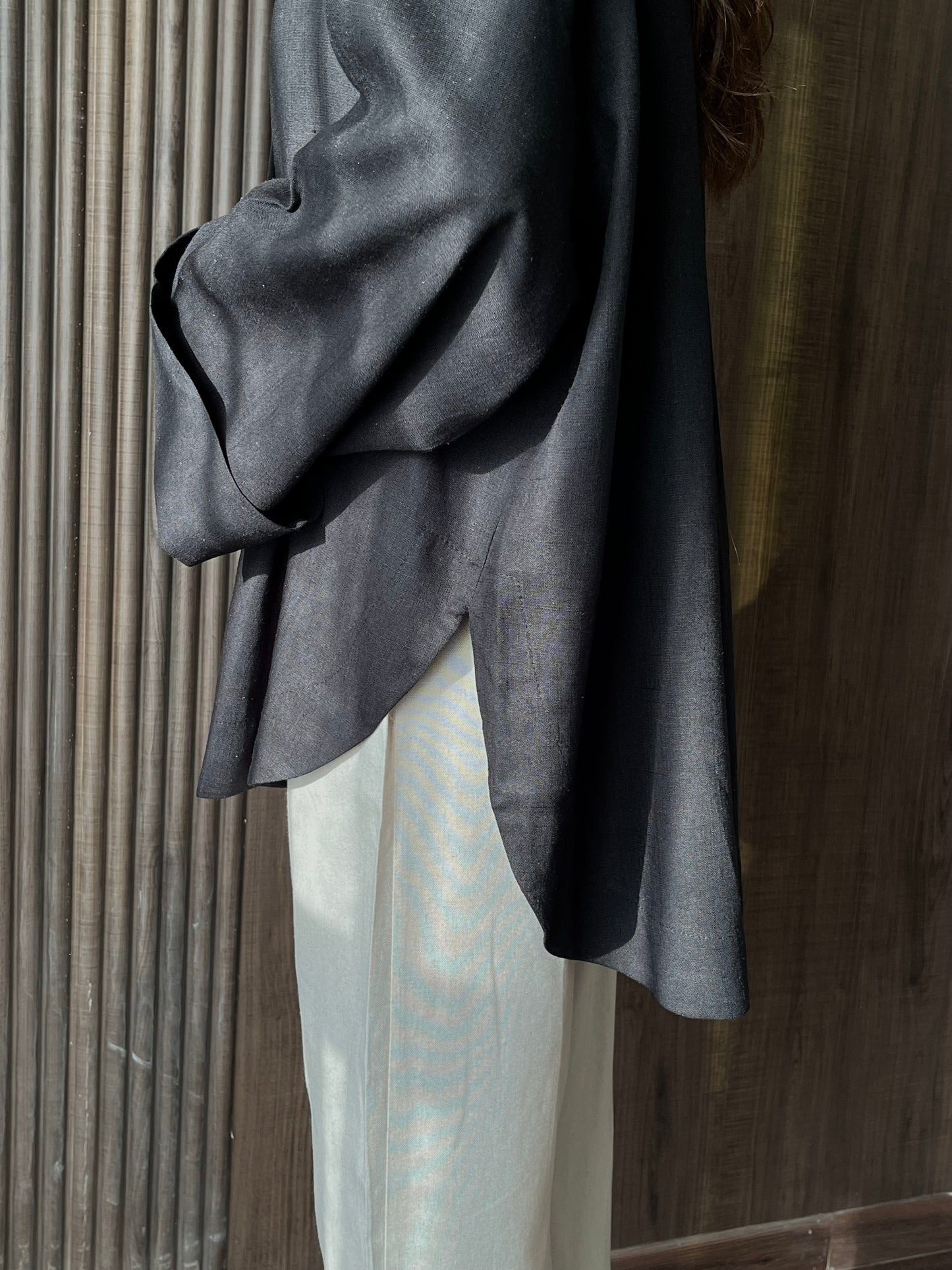 Black Linen Shirt